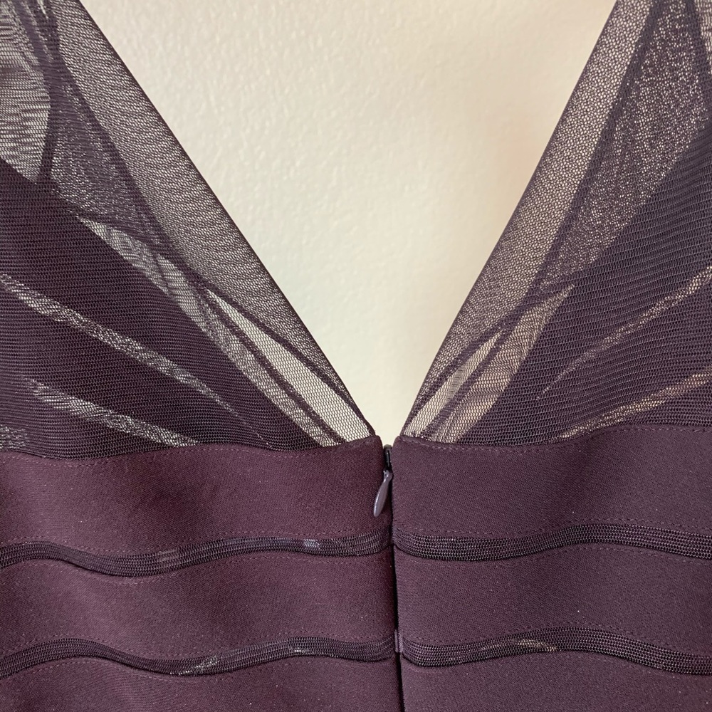 Dress eggplant color Eliza J size 4 - Picture 4 of 8